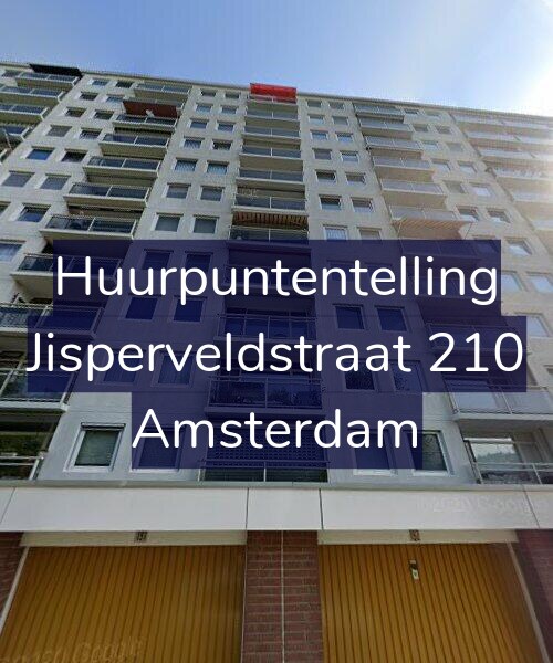 Foto gevel Huurpuntentelling voor Jisperveldstraat 210, Amsterdam