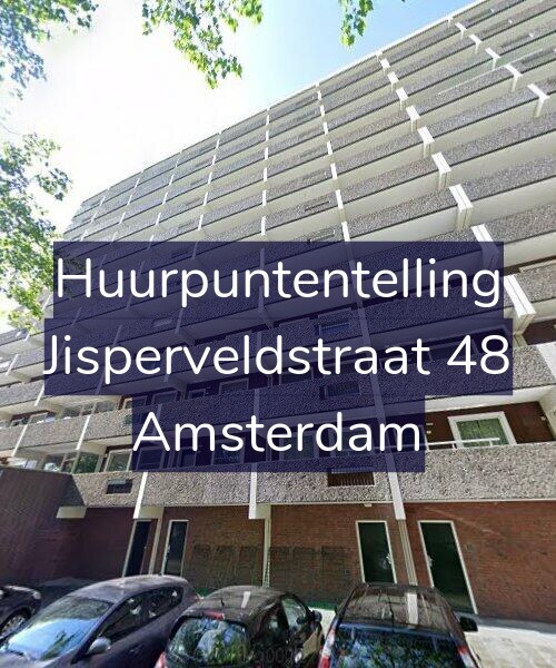 Foto gevel Huurpuntentelling voor Jisperveldstraat 48, Amsterdam