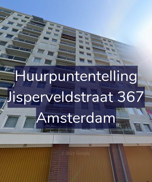 Foto gevel Huurpuntentelling voor Jisperveldstraat 367, Amsterdam