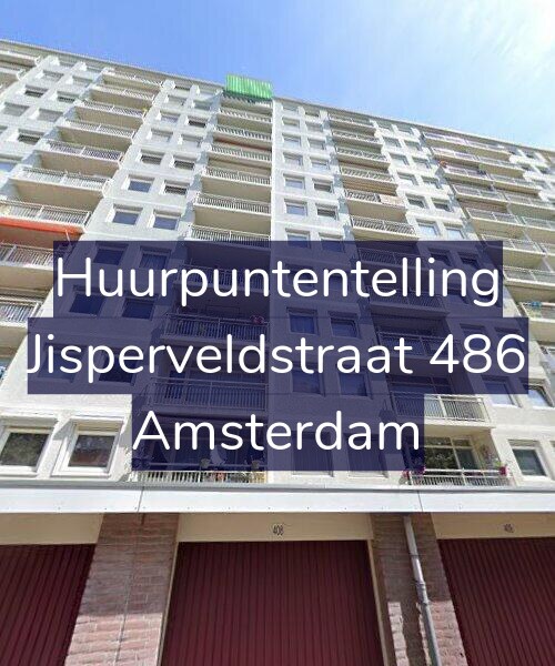 Foto gevel Huurpuntentelling voor Jisperveldstraat 486, Amsterdam
