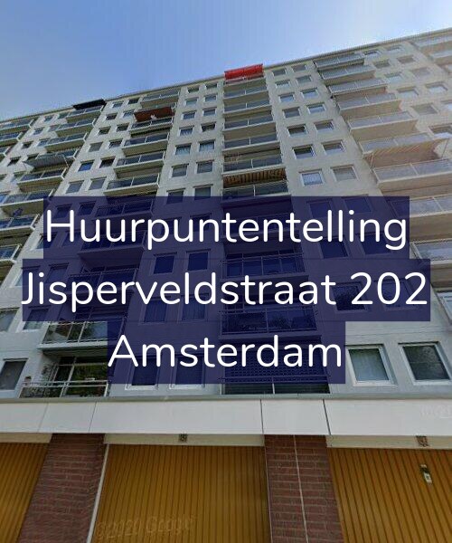 Foto gevel Huurpuntentelling voor Jisperveldstraat 202, Amsterdam