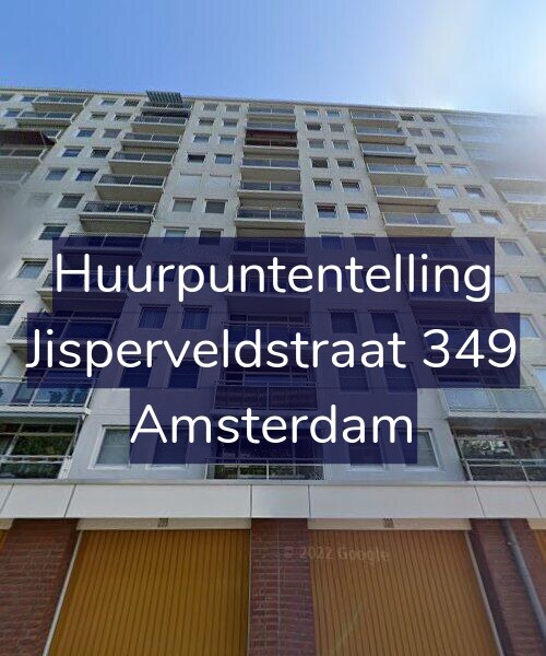 Foto gevel Huurpuntentelling voor Jisperveldstraat 349, Amsterdam