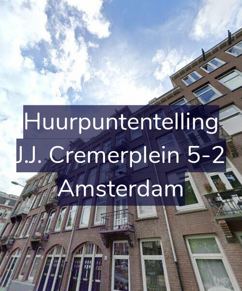 Foto gevel Huurpuntentelling voor J.J. Cremerplein 5-2, Amsterdam