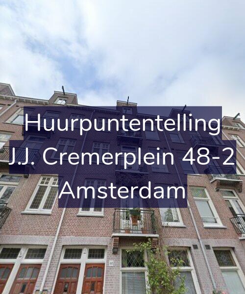 Foto gevel Huurpuntentelling voor J.J. Cremerplein 48-2, Amsterdam