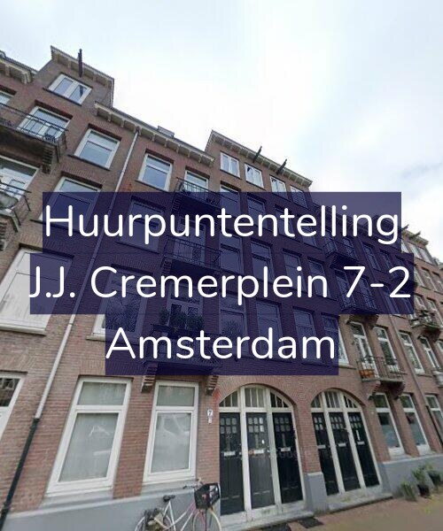 Foto gevel Huurpuntentelling voor J.J. Cremerplein 7-2, Amsterdam