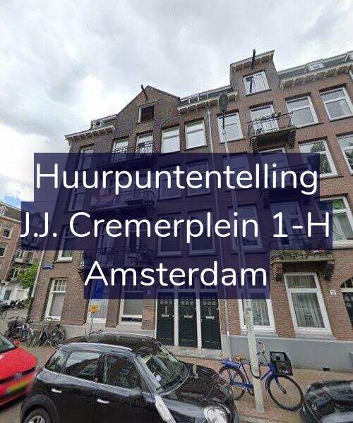 Foto gevel Huurpuntentelling voor J.J. Cremerplein 1-H, Amsterdam