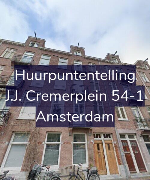 Foto gevel Huurpuntentelling voor J.J. Cremerplein 54-1, Amsterdam
