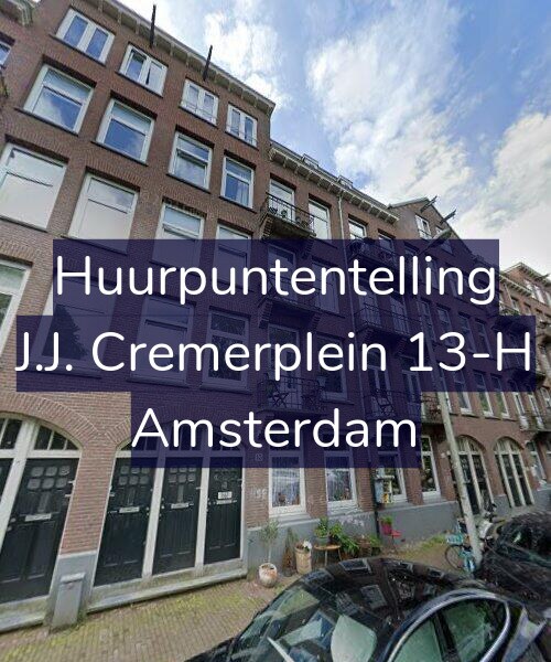 Foto gevel Huurpuntentelling voor J.J. Cremerplein 13-H, Amsterdam