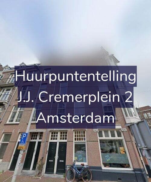 Foto gevel Huurpuntentelling voor J.J. Cremerplein 2, Amsterdam
