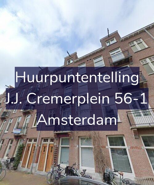 Foto gevel Huurpuntentelling voor J.J. Cremerplein 56-1, Amsterdam