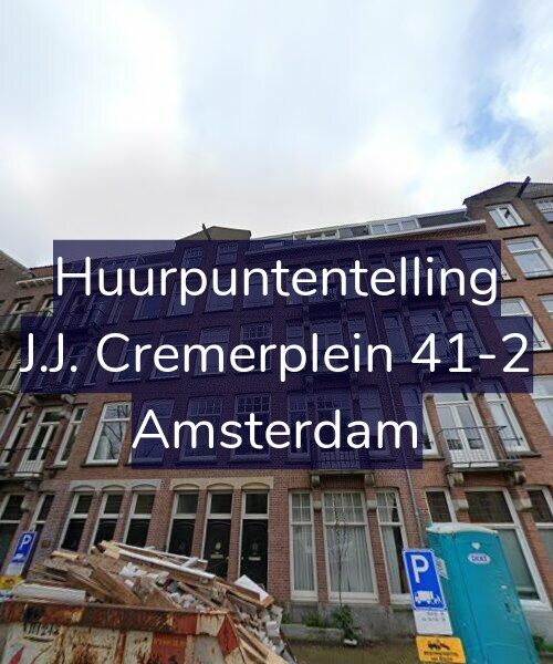 Foto gevel Huurpuntentelling voor J.J. Cremerplein 41-2, Amsterdam