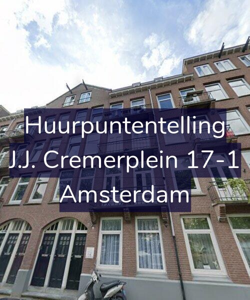 Foto gevel Huurpuntentelling voor J.J. Cremerplein 17-1, Amsterdam