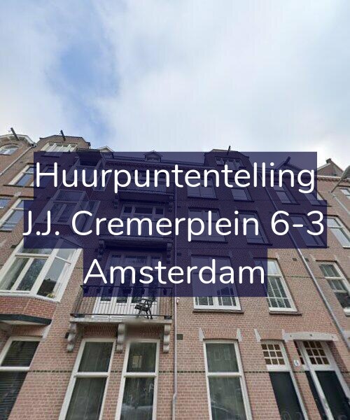 Foto gevel Huurpuntentelling voor J.J. Cremerplein 6-3, Amsterdam