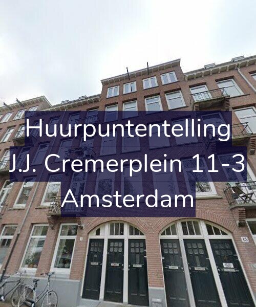 Foto gevel Huurpuntentelling voor J.J. Cremerplein 11-3, Amsterdam