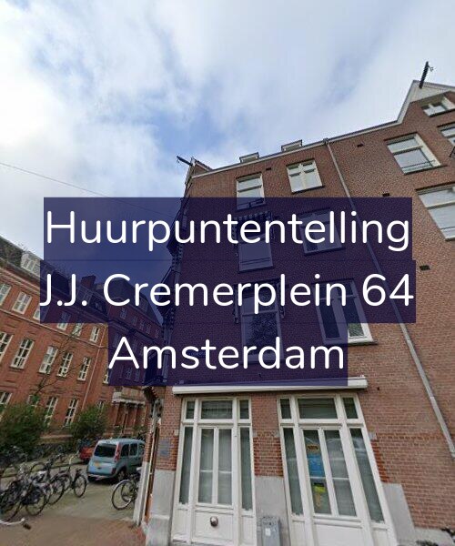 Foto gevel Huurpuntentelling voor J.J. Cremerplein 64, Amsterdam