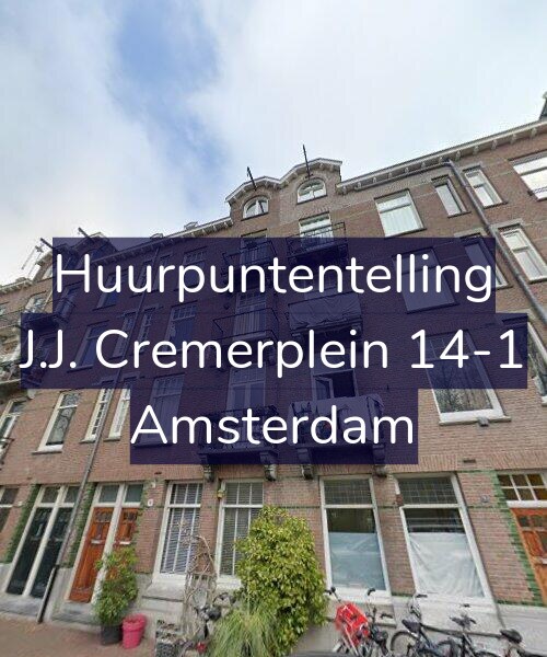 Foto gevel Huurpuntentelling voor J.J. Cremerplein 14-1, Amsterdam