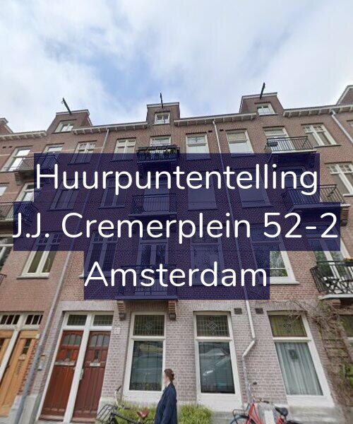 Foto gevel Huurpuntentelling voor J.J. Cremerplein 52-2, Amsterdam