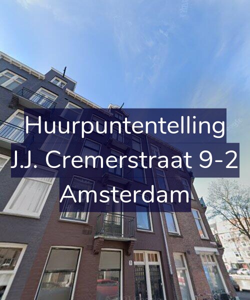 Foto gevel Huurpuntentelling voor J.J. Cremerstraat 9-2, Amsterdam