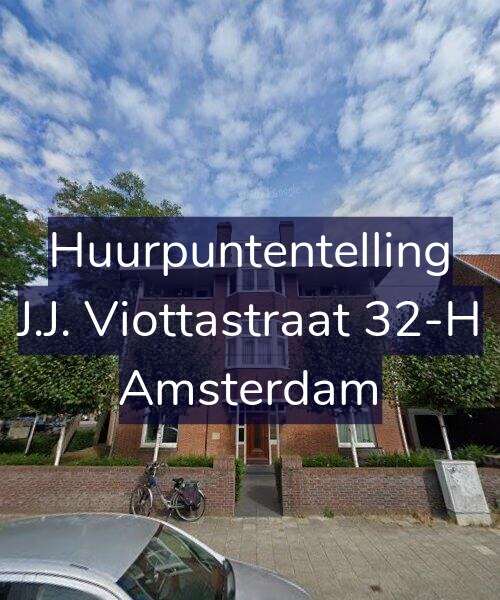 Foto gevel Huurpuntentelling voor J.J. Viottastraat 32-H, Amsterdam