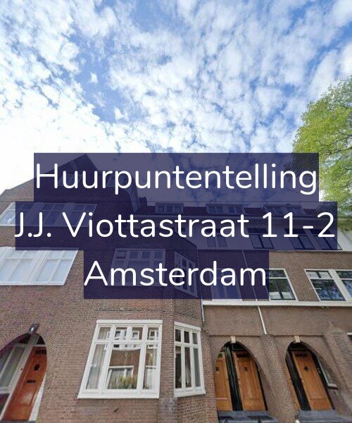 Foto gevel Huurpuntentelling voor J.J. Viottastraat 11-2, Amsterdam