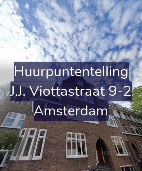 Foto gevel Huurpuntentelling voor J.J. Viottastraat 9-2, Amsterdam