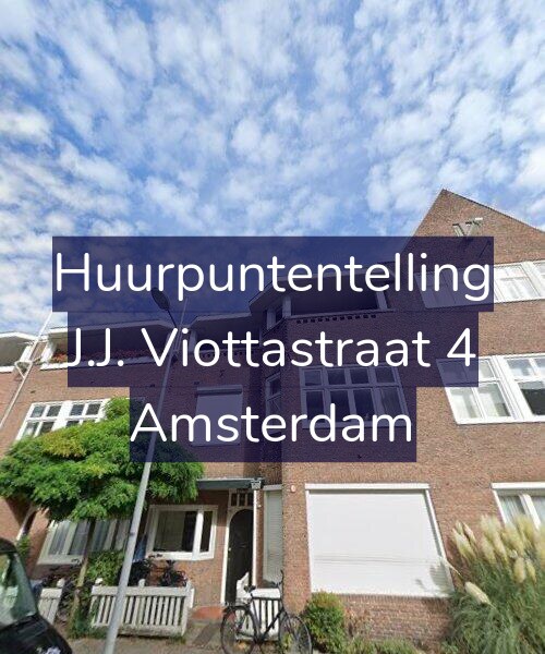 Foto gevel Huurpuntentelling voor J.J. Viottastraat 4, Amsterdam