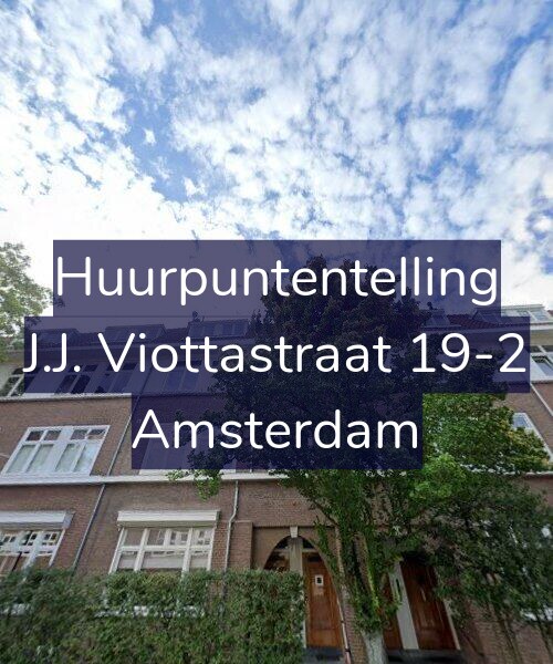 Foto gevel Huurpuntentelling voor J.J. Viottastraat 19-2, Amsterdam