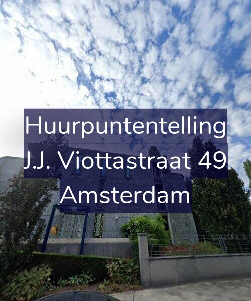 Foto gevel Huurpuntentelling voor J.J. Viottastraat 49, Amsterdam