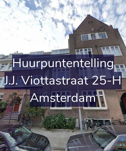 Foto gevel Huurpuntentelling voor J.J. Viottastraat 25-H, Amsterdam