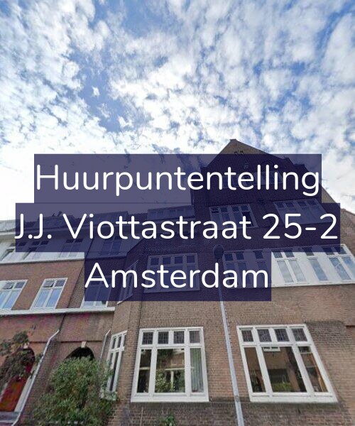 Foto gevel Huurpuntentelling voor J.J. Viottastraat 25-2, Amsterdam