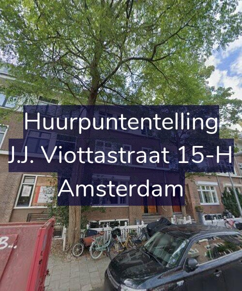 Foto gevel Huurpuntentelling voor J.J. Viottastraat 15-H, Amsterdam