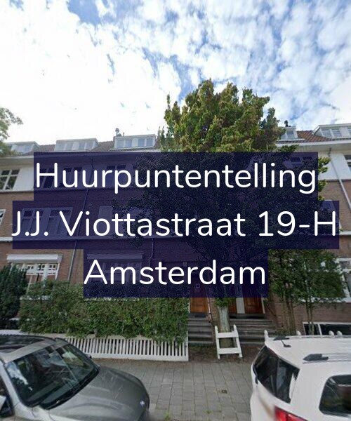 Foto gevel Huurpuntentelling voor J.J. Viottastraat 19-H, Amsterdam