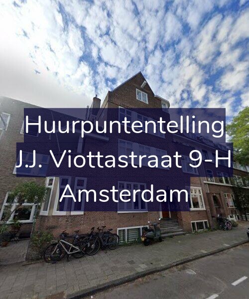 Foto gevel Huurpuntentelling voor J.J. Viottastraat 9-H, Amsterdam