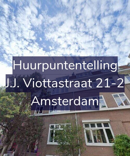 Foto gevel Huurpuntentelling voor J.J. Viottastraat 21-2, Amsterdam