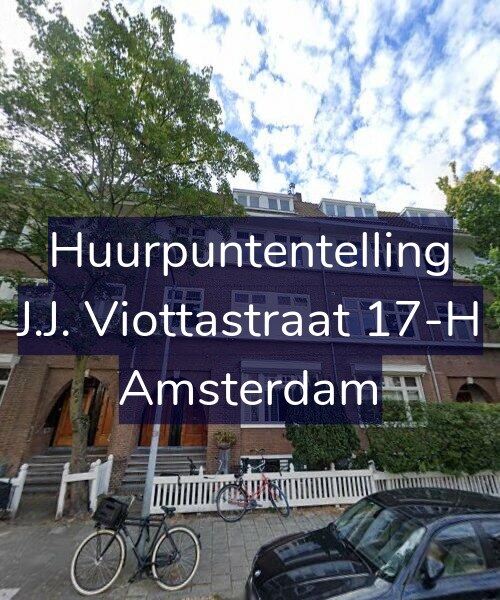 Foto gevel Huurpuntentelling voor J.J. Viottastraat 17-H, Amsterdam