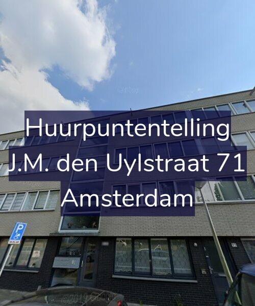 Foto gevel Huurpuntentelling voor J.M. den Uylstraat 71, Amsterdam