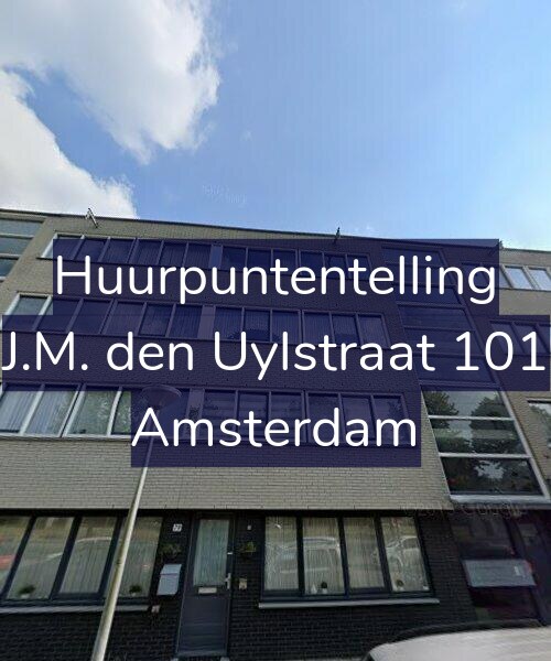 Foto gevel Huurpuntentelling voor J.M. den Uylstraat 101, Amsterdam
