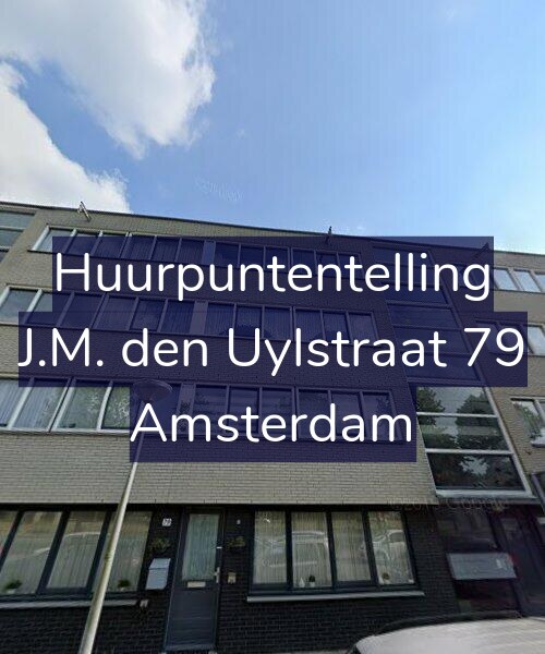Foto gevel Huurpuntentelling voor J.M. den Uylstraat 79, Amsterdam