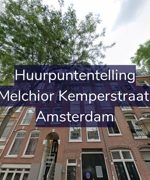 Foto gevel Huurpuntentelling voor Joan Melchior Kemperstraat 80-3, Amsterdam