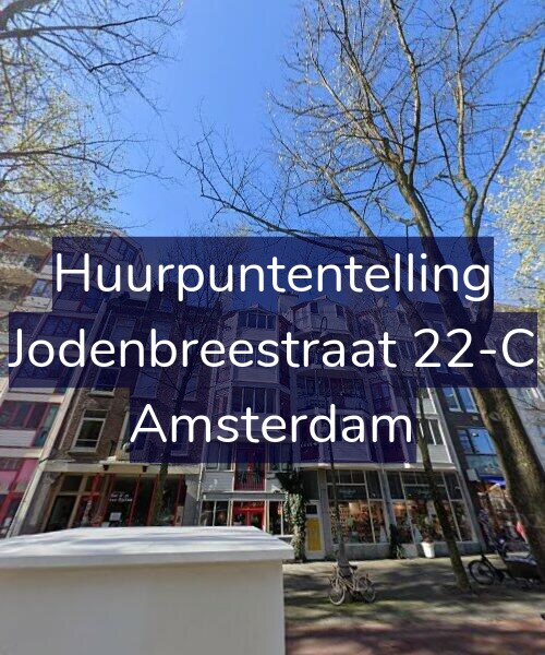 Foto gevel Huurpuntentelling voor Jodenbreestraat 22-C, Amsterdam