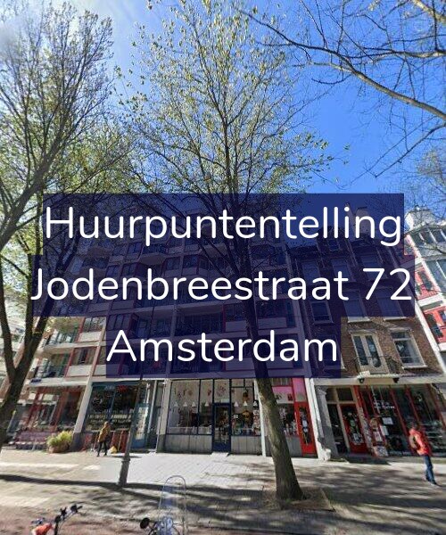 Foto gevel Huurpuntentelling voor Jodenbreestraat 72, Amsterdam