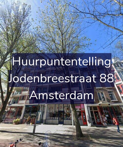 Foto gevel Huurpuntentelling voor Jodenbreestraat 88, Amsterdam