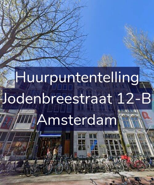 Foto gevel Huurpuntentelling voor Jodenbreestraat 12-B, Amsterdam