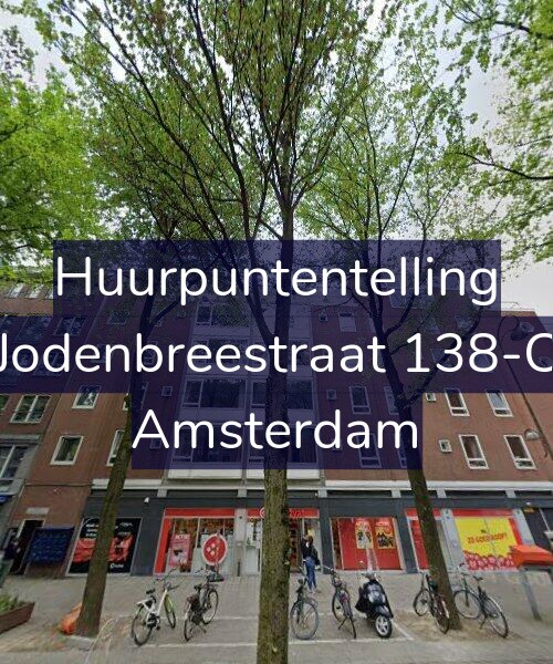 Foto gevel Huurpuntentelling voor Jodenbreestraat 138-C, Amsterdam