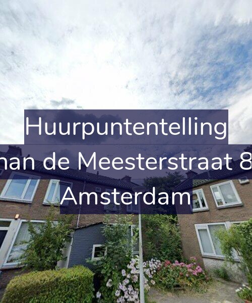 Foto gevel Huurpuntentelling voor Johan de Meesterstraat 8-1, Amsterdam