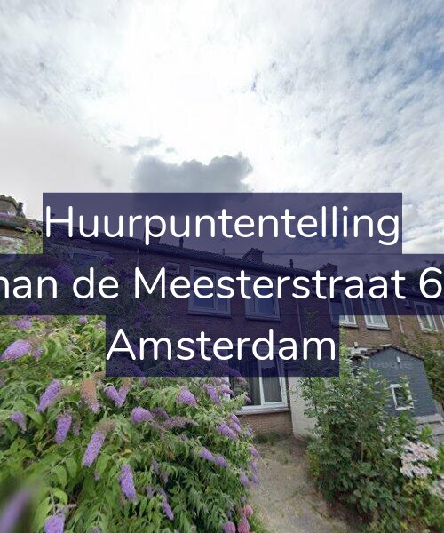 Foto gevel Huurpuntentelling voor Johan de Meesterstraat 6-H, Amsterdam