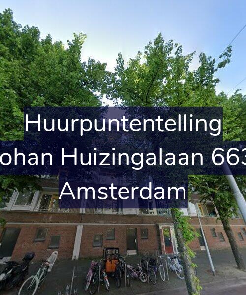 Foto gevel Huurpuntentelling voor Johan Huizingalaan 663, Amsterdam