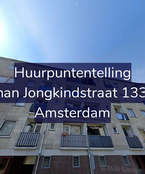 Foto gevel Huurpuntentelling voor Johan Jongkindstraat 133-2, Amsterdam