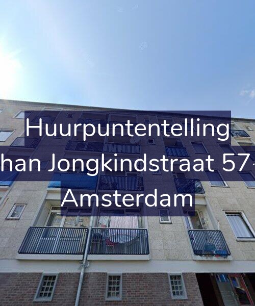 Foto gevel Huurpuntentelling voor Johan Jongkindstraat 57-2, Amsterdam