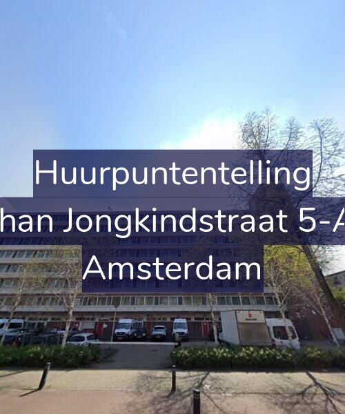 Foto gevel Huurpuntentelling voor Johan Jongkindstraat 5-A1, Amsterdam